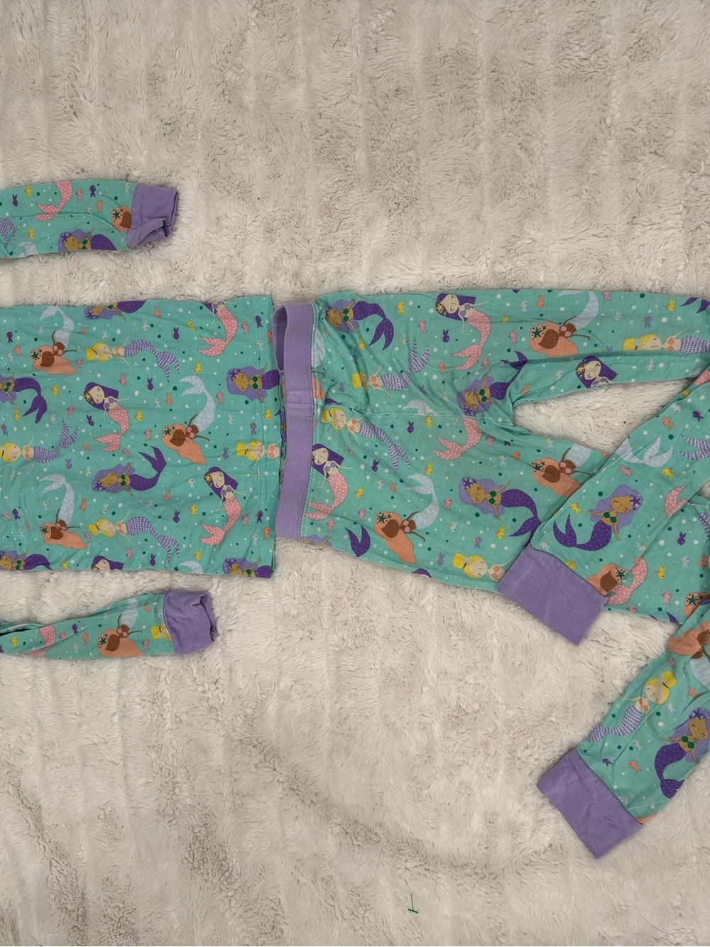 Little Sleepies Mermaid Magic 2 Piece Bamboo Pajamas - Picture 2 of 9